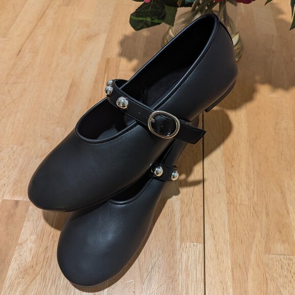 Studded Ballet Flats - Picture 7 of 10